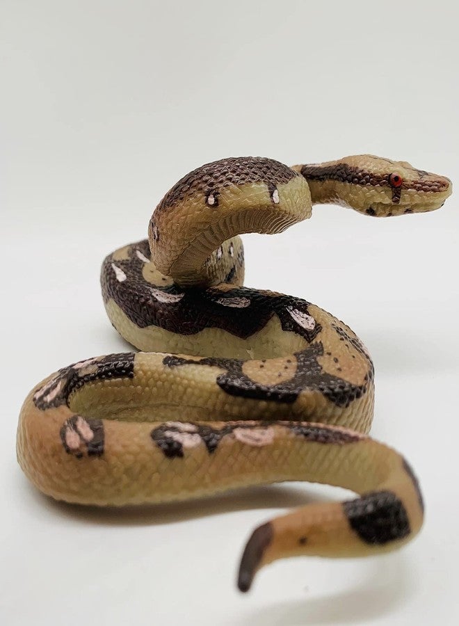 Higherbros Snake Toys Scary Prank Boa Constrictor Python Animal Figures Gag Gifts Halloween Decorations for Children's Animal Figurines Toys for Home and Garden Decorating - Image 4